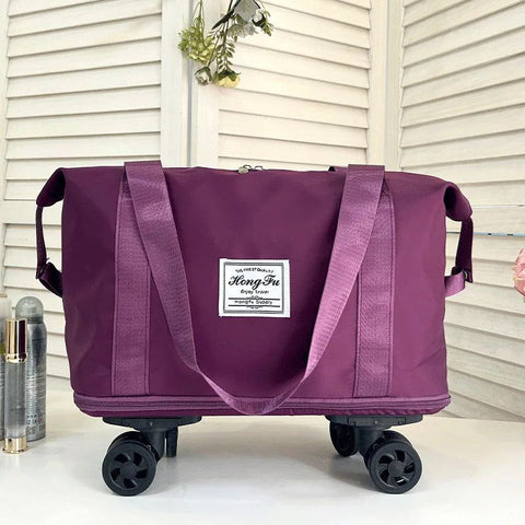 VIBRAL Rolling Duffle Bag with Wheels (Get any 1 Random Color)