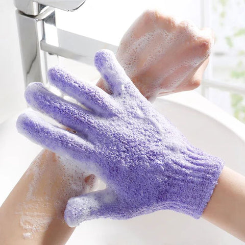 Exfoliating Gloves Bamboor Mitt Body Scrub (Pack of 2 - 4 Pieces)