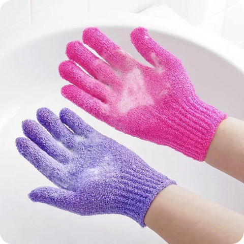 Exfoliating Gloves Bamboor Mitt Body Scrub (Pack of 2 - 4 Pieces)