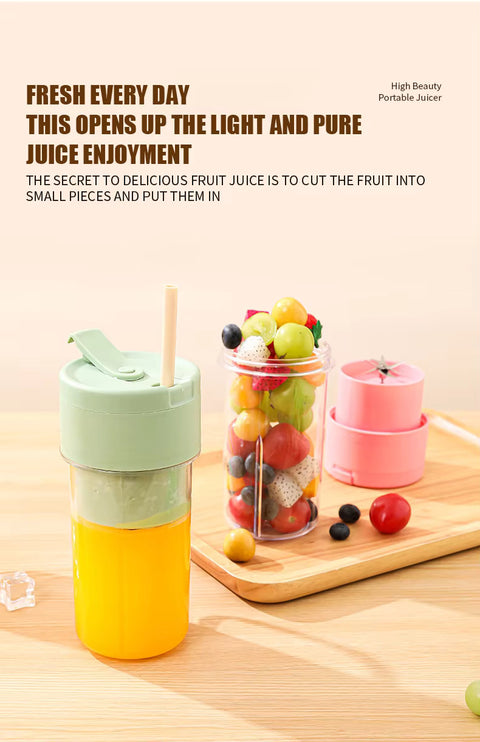 Portable Juicer Blender – 240ML, Lightweight & Powerful