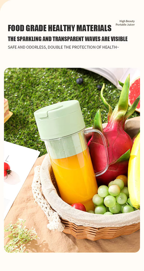 Portable Juicer Blender – 240ML, Lightweight & Powerful